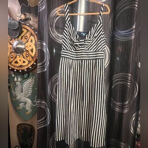 Draper James Front Bow Striped Dress